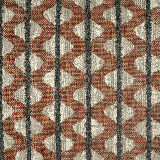 D.V. KAP HOME 4254-B-YARD Cheyenne Fabric - Brick Abstract, Modern, Global  Copper   - Cheyenne