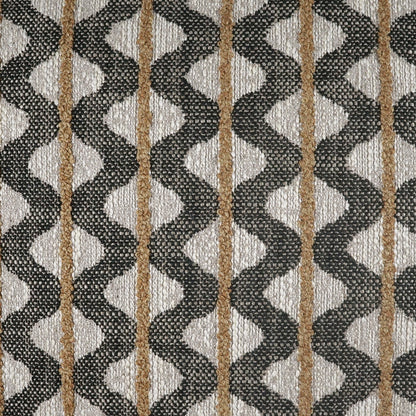 D.V. KAP HOME   24" x 24" Cheyenne Pillow - Noir Abstract, Modern, Global    - 4254-N-2424