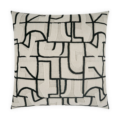 D.V. KAP HOME   24" x 24" Yasmeen Pillow Modern, Abstract, Geometric    - 4257-2424
