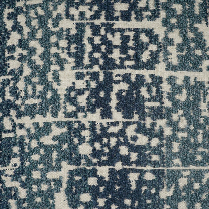 D.V. KAP HOME   24" x 24" Kakura Pillow - Indigo Abstract, Global, Textured    - 4259-I-2424