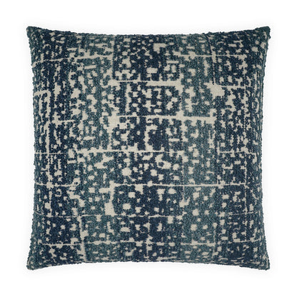 D.V. KAP HOME   24" x 24" Kakura Pillow - Indigo Abstract, Global, Textured    - 4259-I-2424