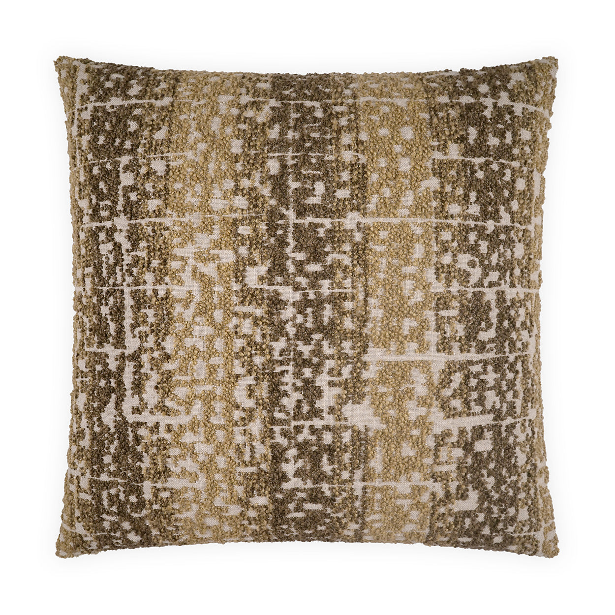 D.V. KAP HOME   24" x 24" Kakura Pillow - Mocha Abstract, Global, Textured    - 4259-M-2424