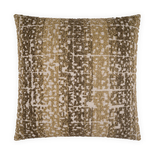 D.V. KAP HOME   24" x 24" Kakura Pillow - Mocha Abstract, Global, Textured    - 4259-M-2424