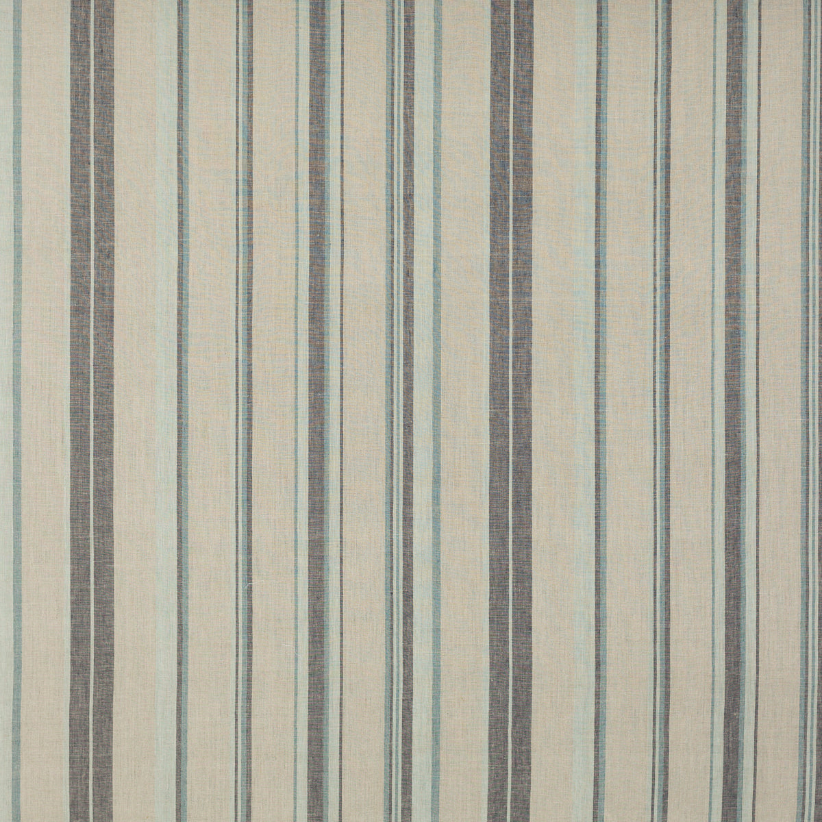 SCHUMACHER  RAOUL TEXTILES RIVIERA STRIPE WOVEN WOVEN FOG   - 425P02