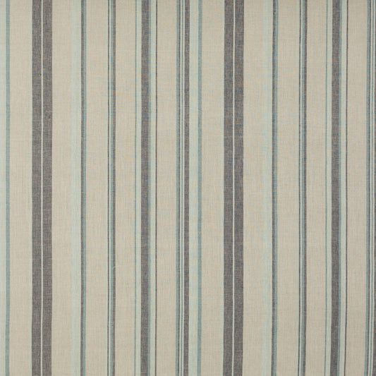 SCHUMACHER  RAOUL TEXTILES RIVIERA STRIPE WOVEN WOVEN FOG   - 425P02