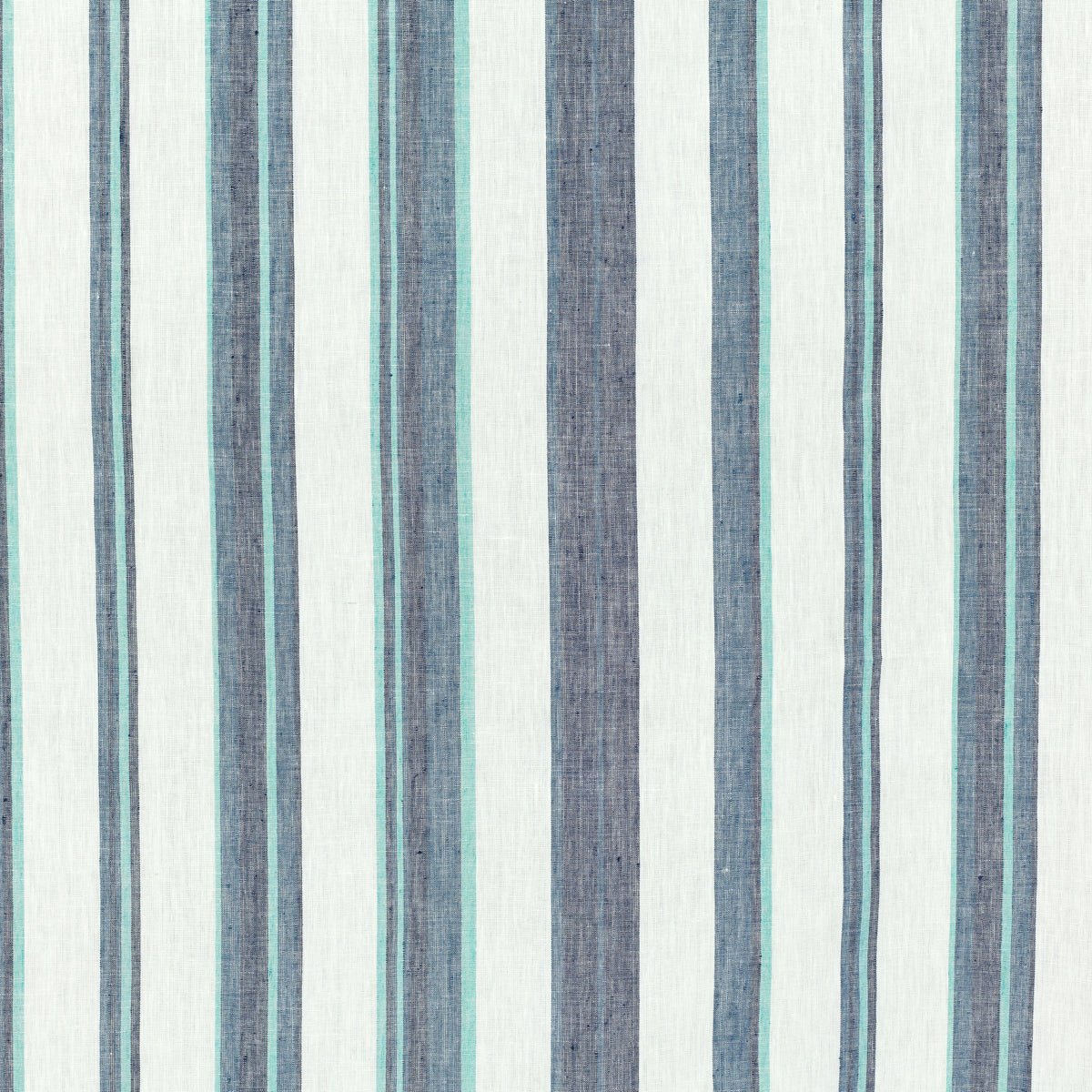 SCHUMACHER  RAOUL TEXTILES RIVIERA STRIPE WOVEN WOVEN DELFT   - 425P18
