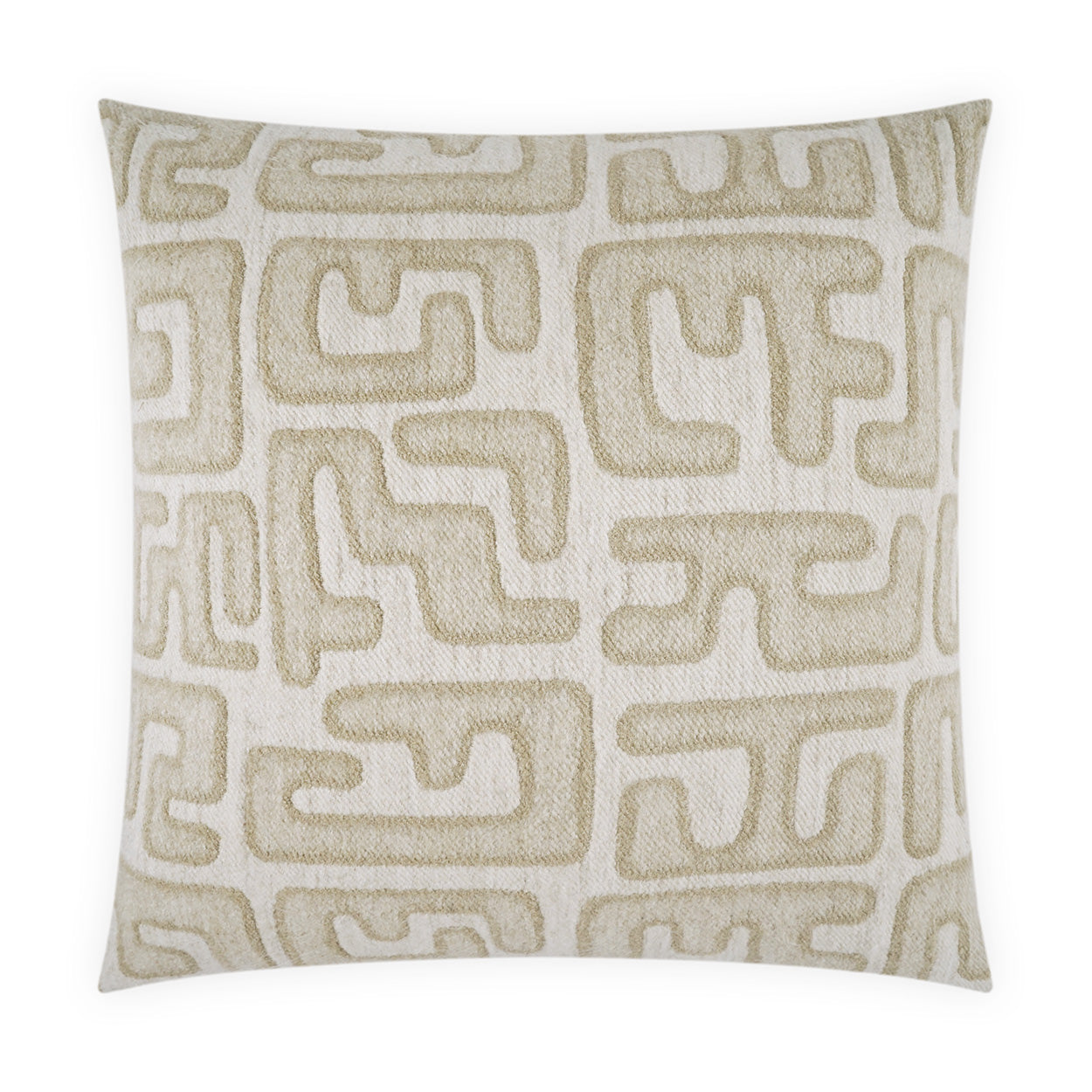 D.V. KAP HOME   24" x 24" Bantu Pillow - Linen Abstract, Modern, Global    - 4260-L-2424