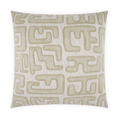 D.V. KAP HOME   24" x 24" Bantu Pillow - Linen Abstract, Modern, Global    - 4260-L-2424