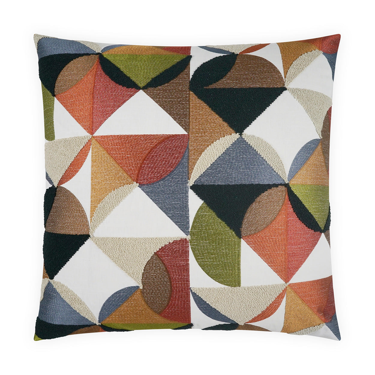 D.V. KAP HOME   24" x 24" Collide Pillow Abstract, Modern, Geometric    - 4261-2424
