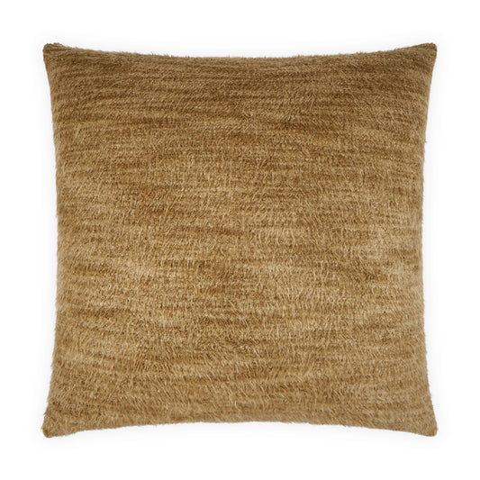 D.V. KAP HOME   24" x 24" Fozzie Pillow - Dijon Solid, Textured    - 4262-D-2424
