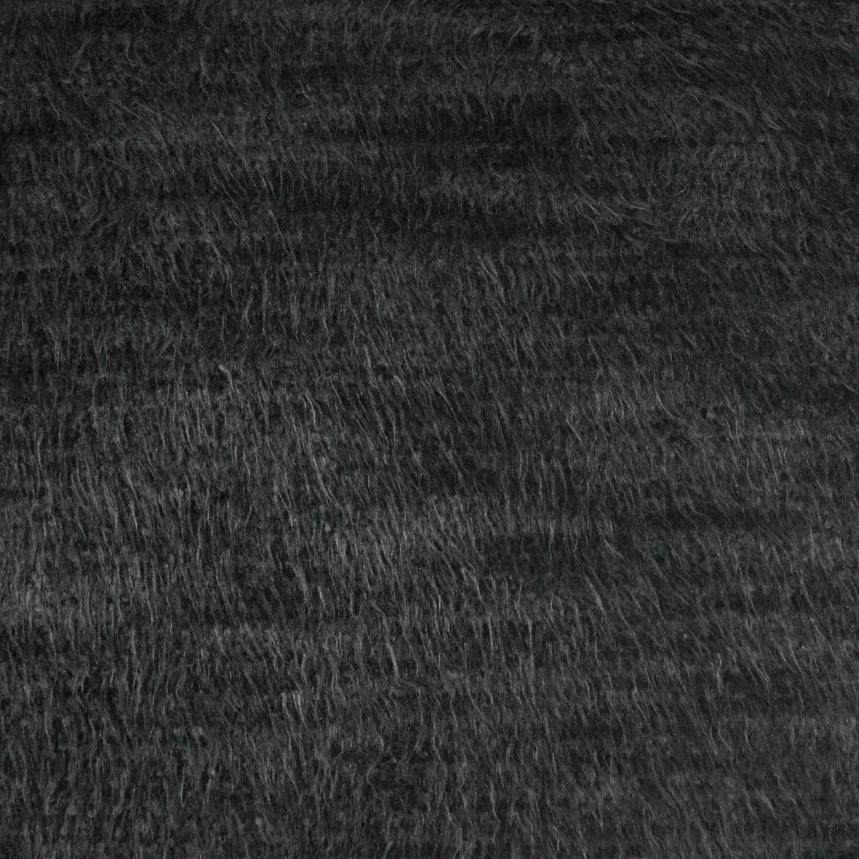 Dark charcoal fabric close-up with soft, brushed texture.
