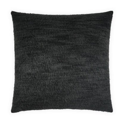 D.V. KAP HOME   24" x 24" Fozzie Pillow - Ebony Solid, Textured    - 4262-E-2424