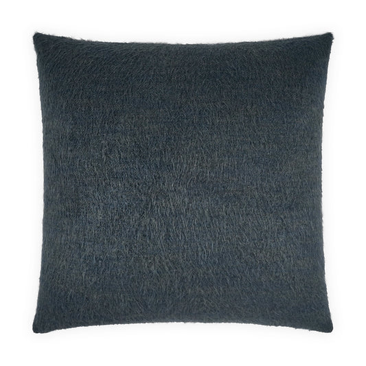 D.V. KAP HOME   24" x 24" Fozzie Pillow - Midnight Solid, Textured    - 4262-M-2424