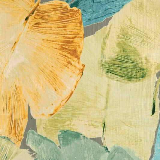 D.V. KAP HOME 4264-YARD Waimea Fabric Floral  Green, Turquoise,Teal   - Waimea