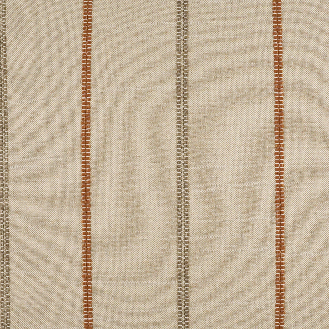 D.V. KAP HOME   24" x 24" Greenwich Pillow - Camel Stripes, Beach    - 4268-C-2424