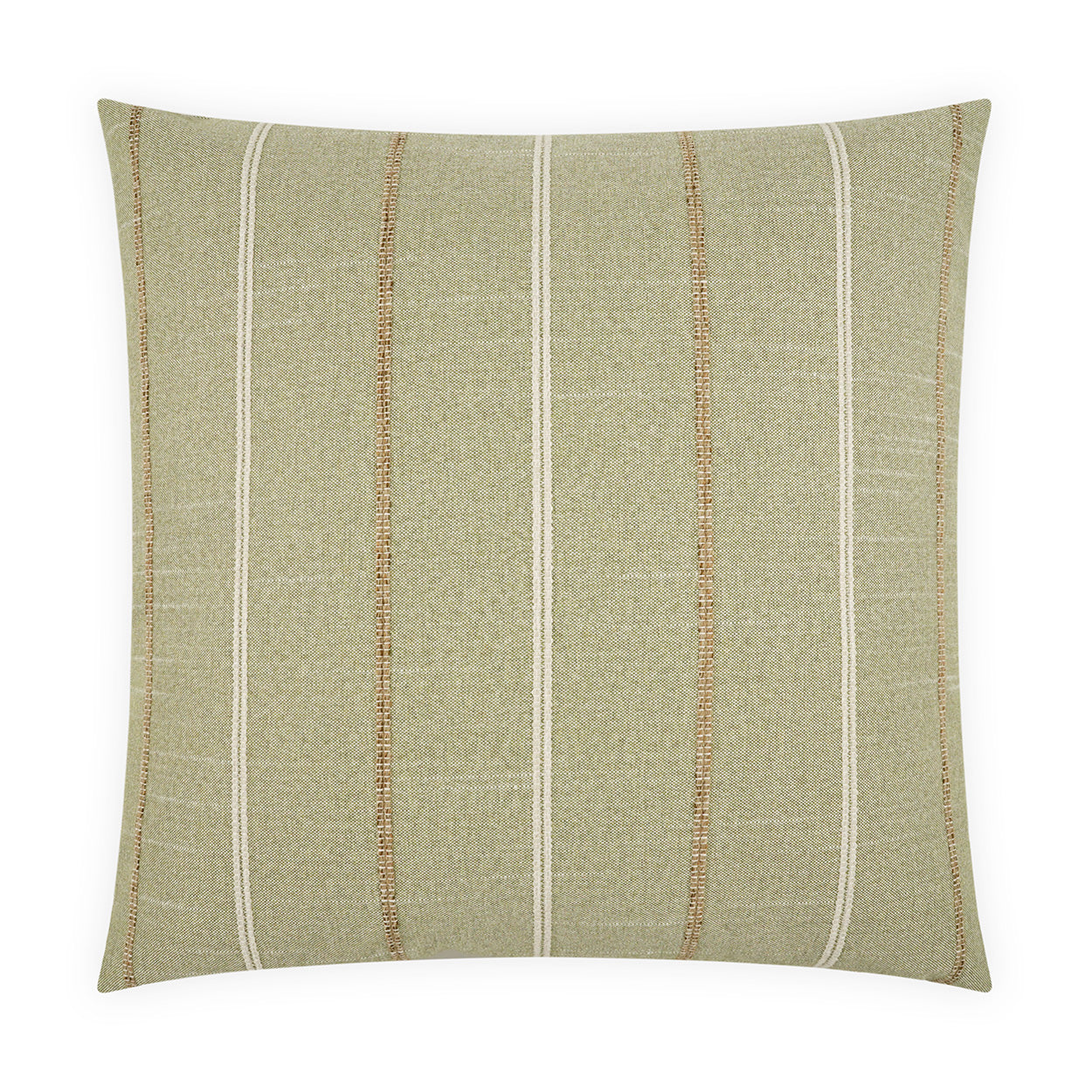 D.V. KAP HOME   24" x 24" Greenwich Pillow - Julep Stripes, Beach    - 4268-J-2424