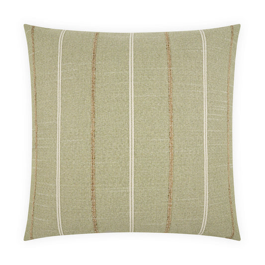 D.V. KAP HOME   24" x 24" Greenwich Pillow - Julep Stripes, Beach    - 4268-J-2424