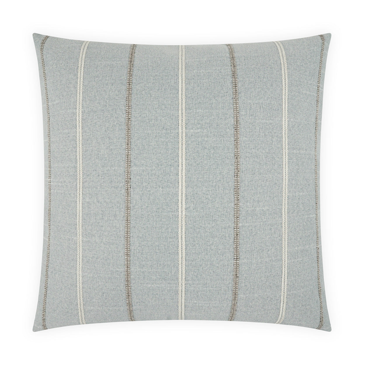 D.V. KAP HOME   24" x 24" Greenwich Pillow - Sky Stripes, Beach    - 4268-S-2424