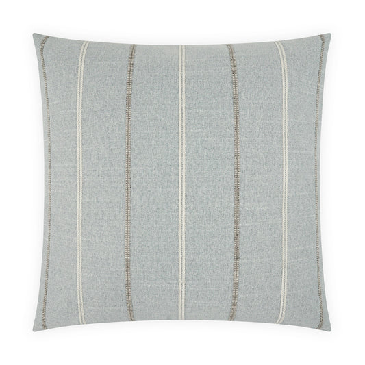 D.V. KAP HOME   24" x 24" Greenwich Pillow - Sky Stripes, Beach    - 4268-S-2424