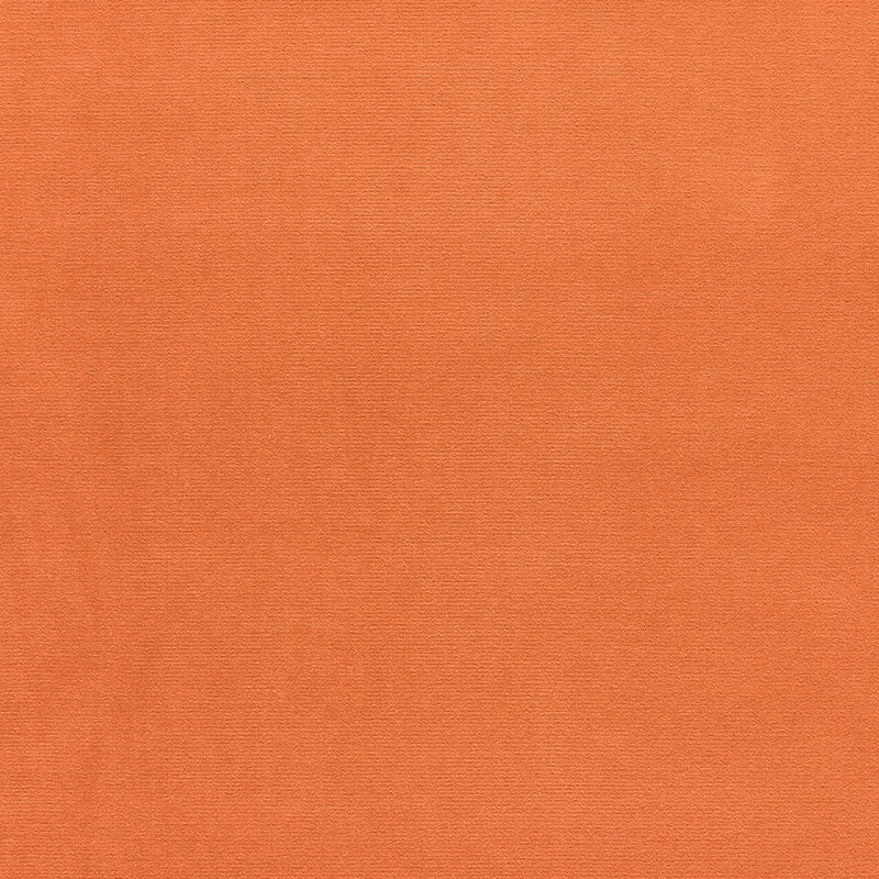 Orange fabric with subtle woven texture, smooth matte finish, suitable for apparel, crafts, or upholstery.