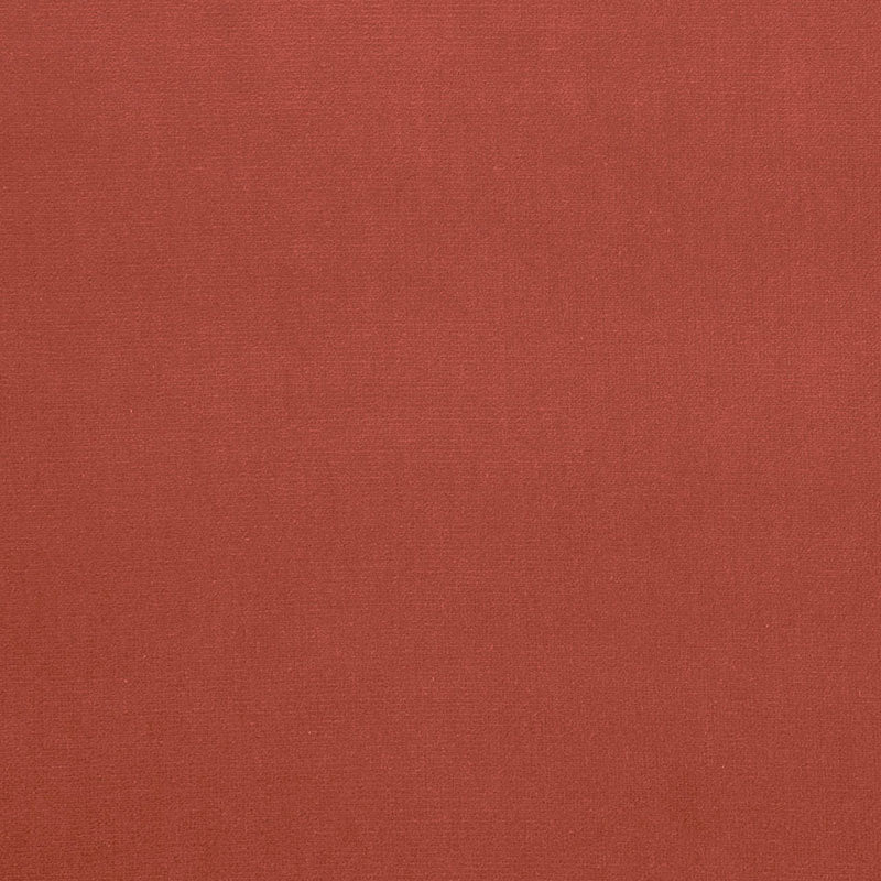 Rust orange fabric swatch with subtle woven texture, versatile for apparel or upholstery.