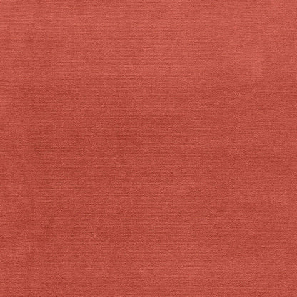Rust terracotta fabric texture close-up with visible weave, versatile upholstery or garment material.