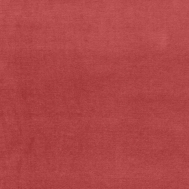 Deep rose velvet fabric swatch with subtle nap texture, ideal for upholstery and home decor.