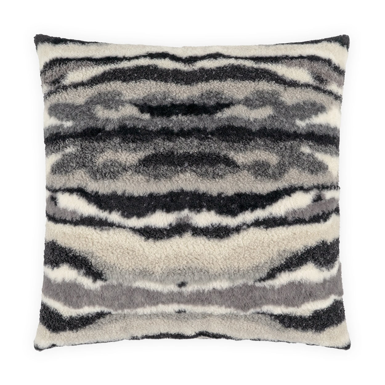 D.V. KAP HOME   24" x 24" Tarrington Western Chic, Faux Fur, Modern    - 4272-D-2424