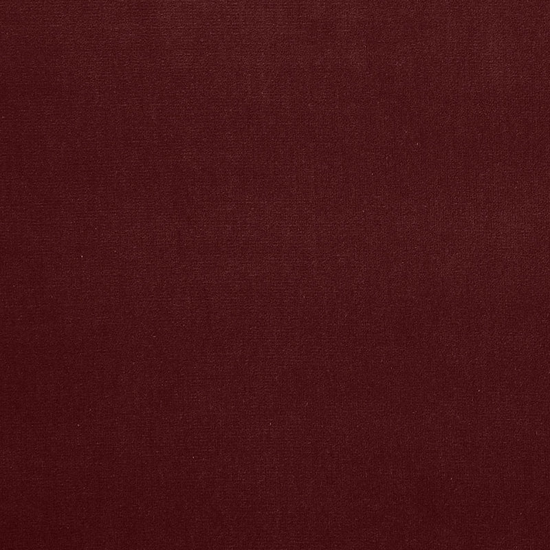 Dark burgundy fabric swatch with smooth matte texture; versatile for upholstery or clothing.