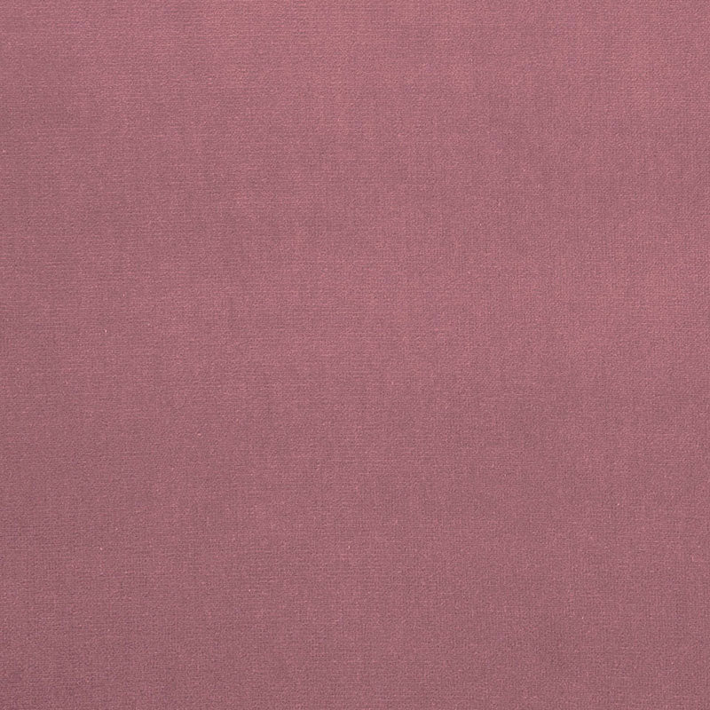 Dusty rose velvet swatch with soft plush pile, suitable for upholstery or apparel.