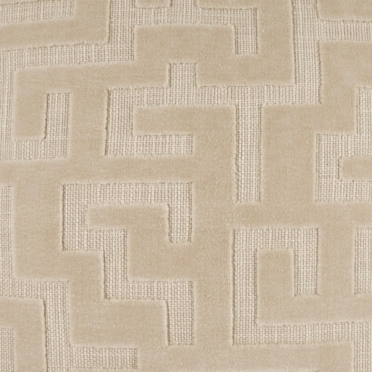 D.V. KAP HOME 4274-YARD Calvera Fabric Geometric, Modern, Transitional  Ivory   - Calvera