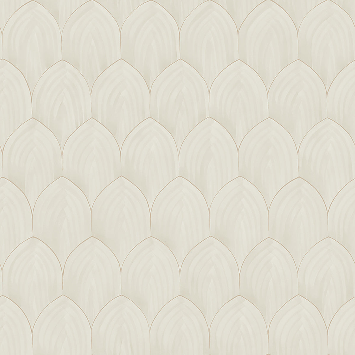 SCHUMACHER WALLCOVERING  BORASTAPETER GOLDEN ARCHES   STONE AND GOLD   - 4274