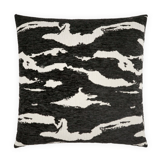 D.V. KAP HOME   24" x 24" Felix Pillow - Caviar Transitional, Abstract    - 4276-C-2424