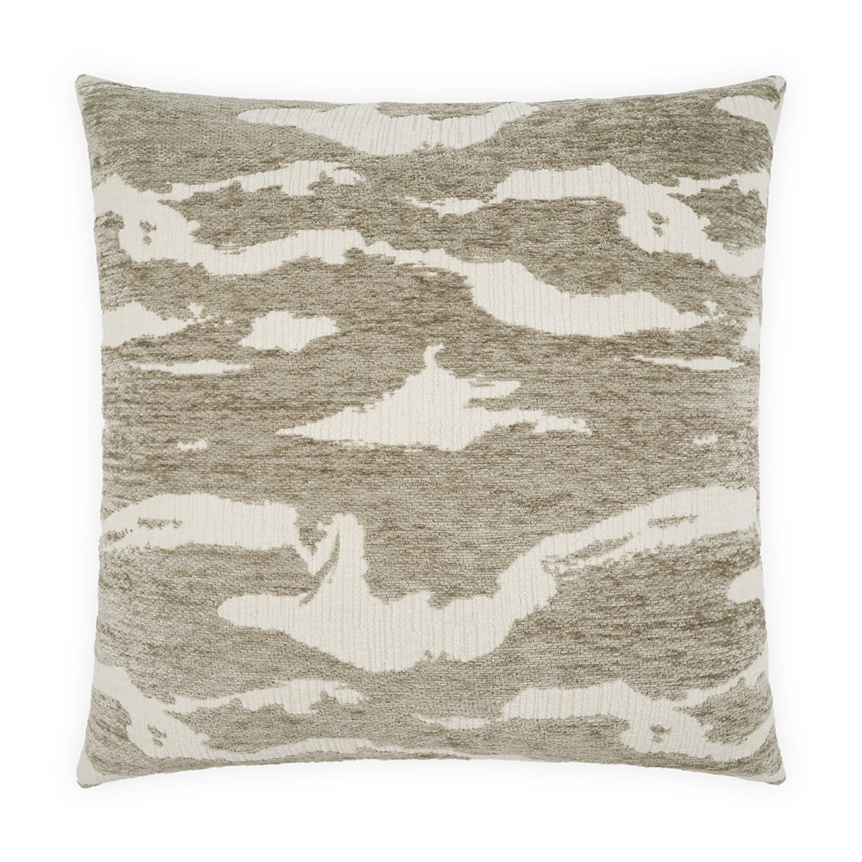 D.V. KAP HOME   24" x 24" Felix Pillow - Dove Transitional, Abstract    - 4276-D-2424