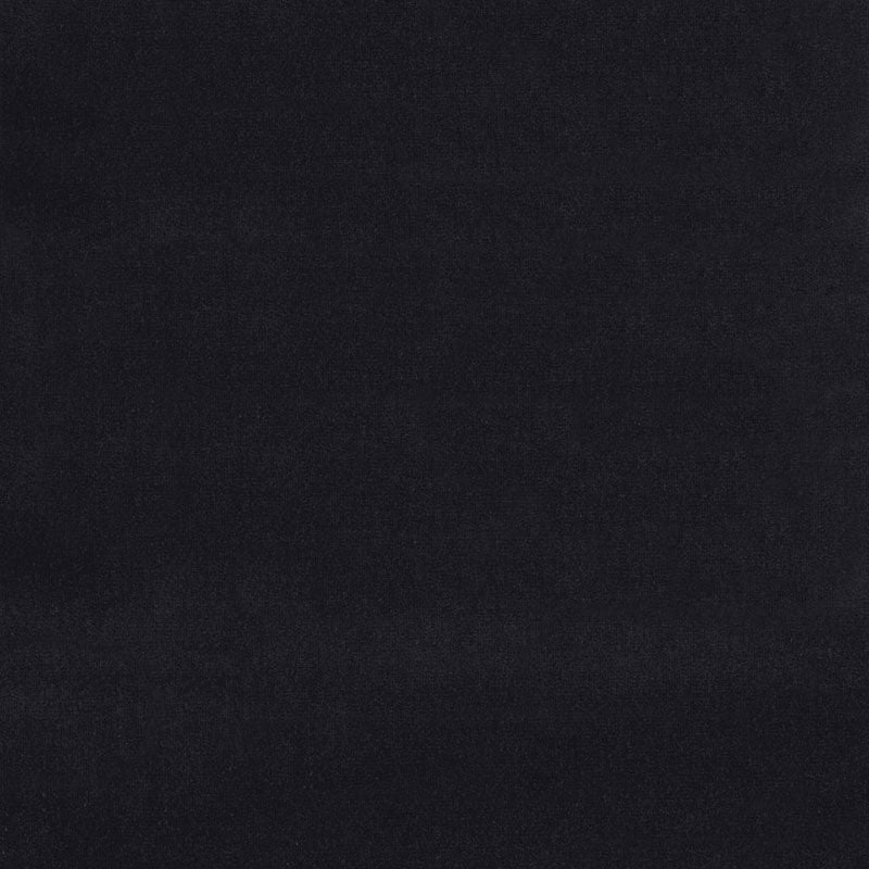 Dark charcoal fabric swatch with soft, velvety texture and matte finish.