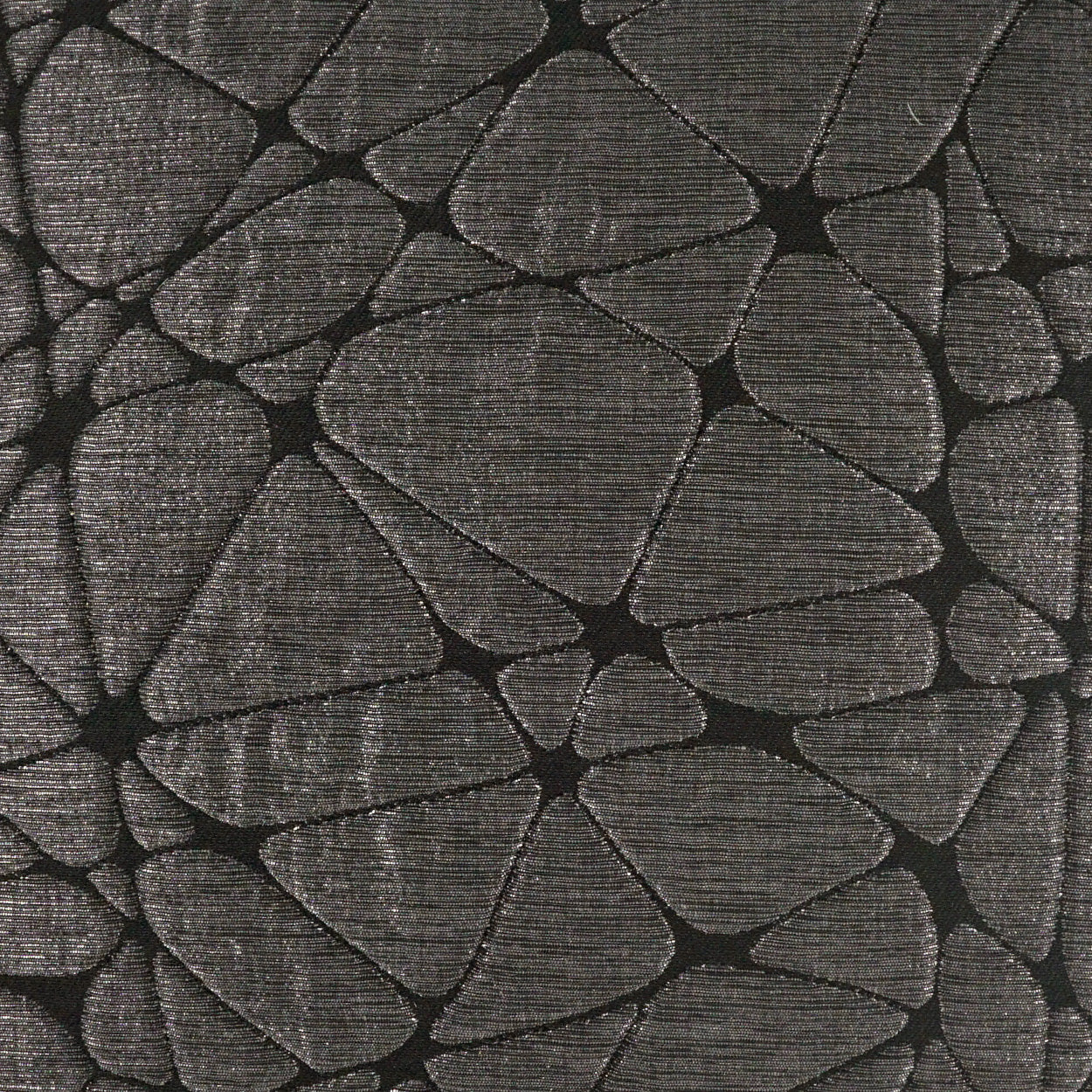 D.V. KAP HOME   24" x 24" Amelie Pillow - Gunmetal Glam, Modern, Transitional, Abstract    - 4277-G-2424