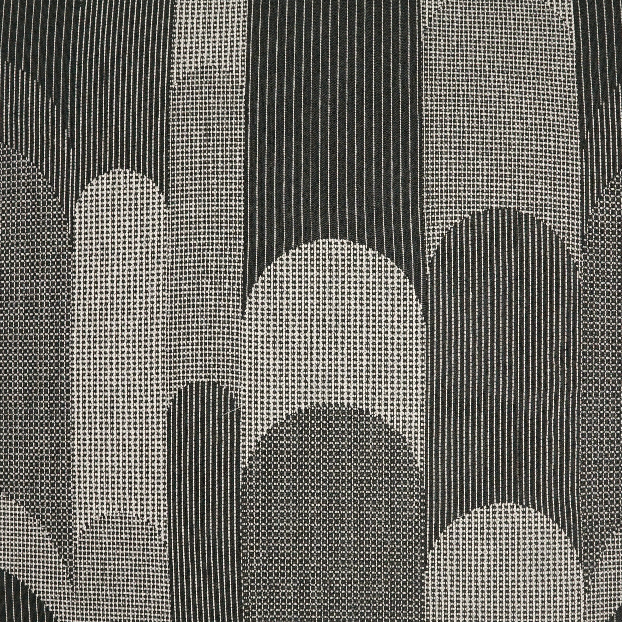 D.V. KAP HOME   24" x 24" Balutto Pillow - Ebony Modern, Geometric    - 4278-E-2424