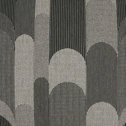 D.V. KAP HOME   24" x 24" Balutto Pillow - Ebony Modern, Geometric    - 4278-E-2424