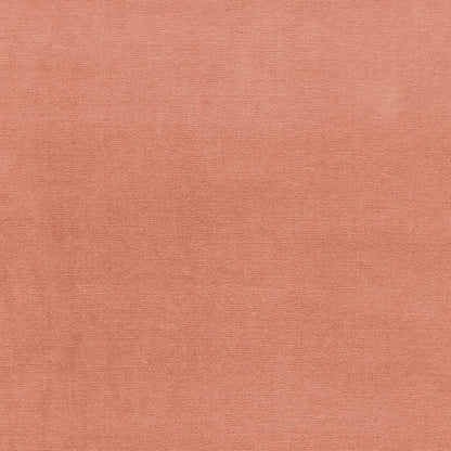Peachy coral fabric swatch with a subtle weave texture, versatile for clothing or upholstery.