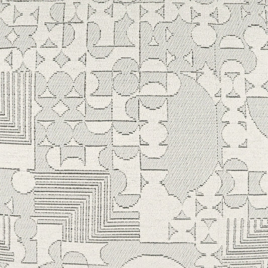 D.V. KAP HOME 4279-D-YARD Finezza Fabric - Domino Modern, Geometric  White   - Finezza