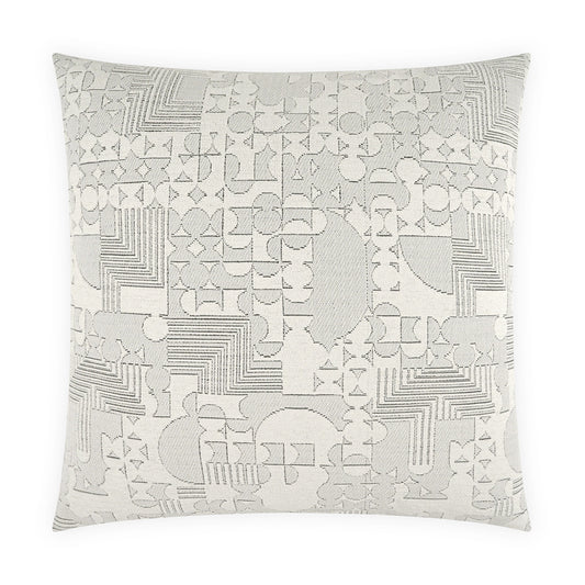 D.V. KAP HOME   24" x 24" Finezza Pillow - Domino Modern, Geometric    - 4279-D-2424