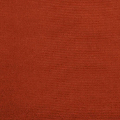 Solid rust-orange fabric texture with fine weave; warm, versatile textile for apparel or home decor.