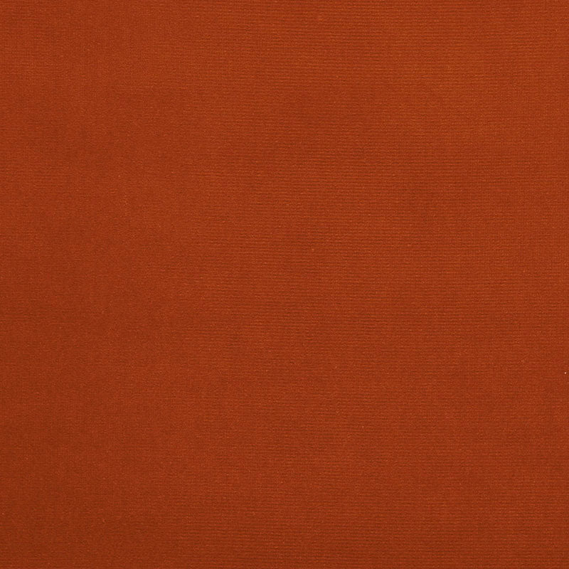 Orange woven fabric swatch with subtle texture, versatile for upholstery or garments.