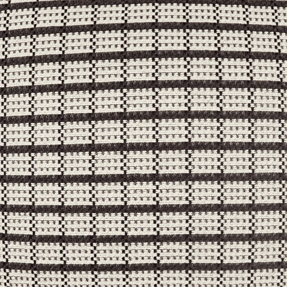 D.V. KAP HOME   24" x 24" Grazino Pillow - Graphite Plaid - Check, Beach, Farmhouse, Modern    - 4282-G-2424