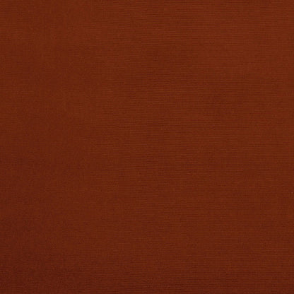 Solid burnt-orange velvet swatch with a plush, smooth pile.