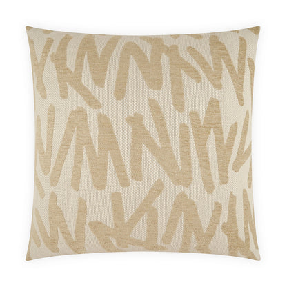 D.V. KAP HOME   24" x 24" Gambit Pillow - Bone Modern, Abstract, Beach    - 4286-B-2424