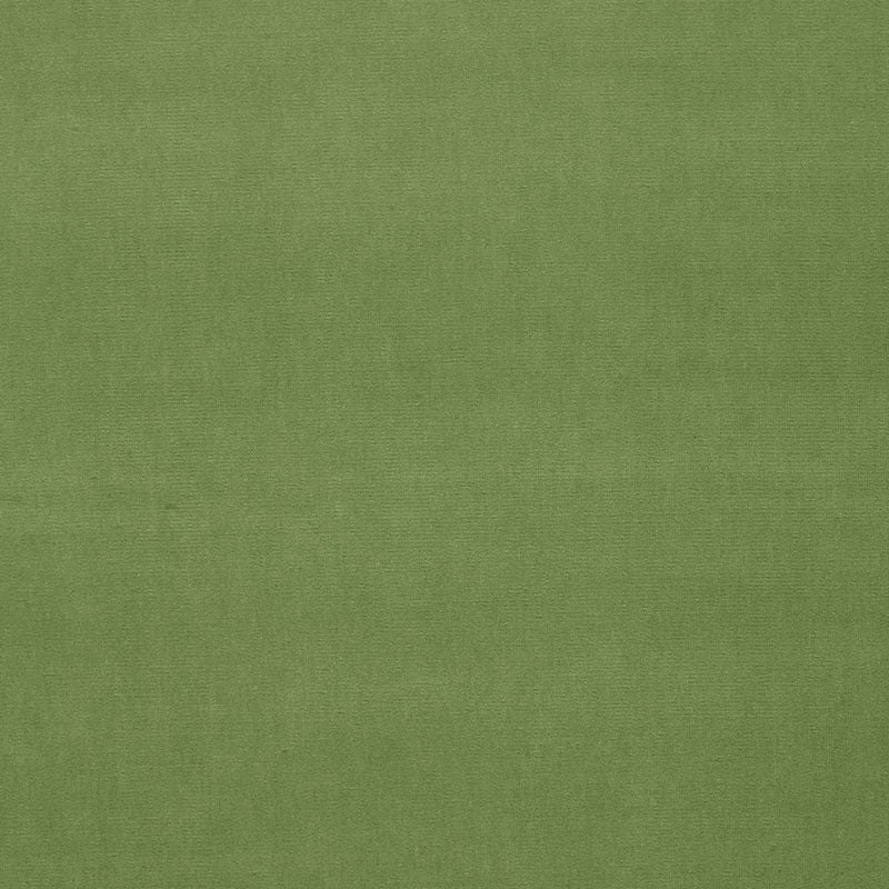 Olive-green velvet fabric swatch