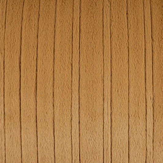 D.V. KAP HOME 4295-N-YARD Spalding Fabric - Nougat Faux Fur, Solid, Stripes  Tan   - Spalding