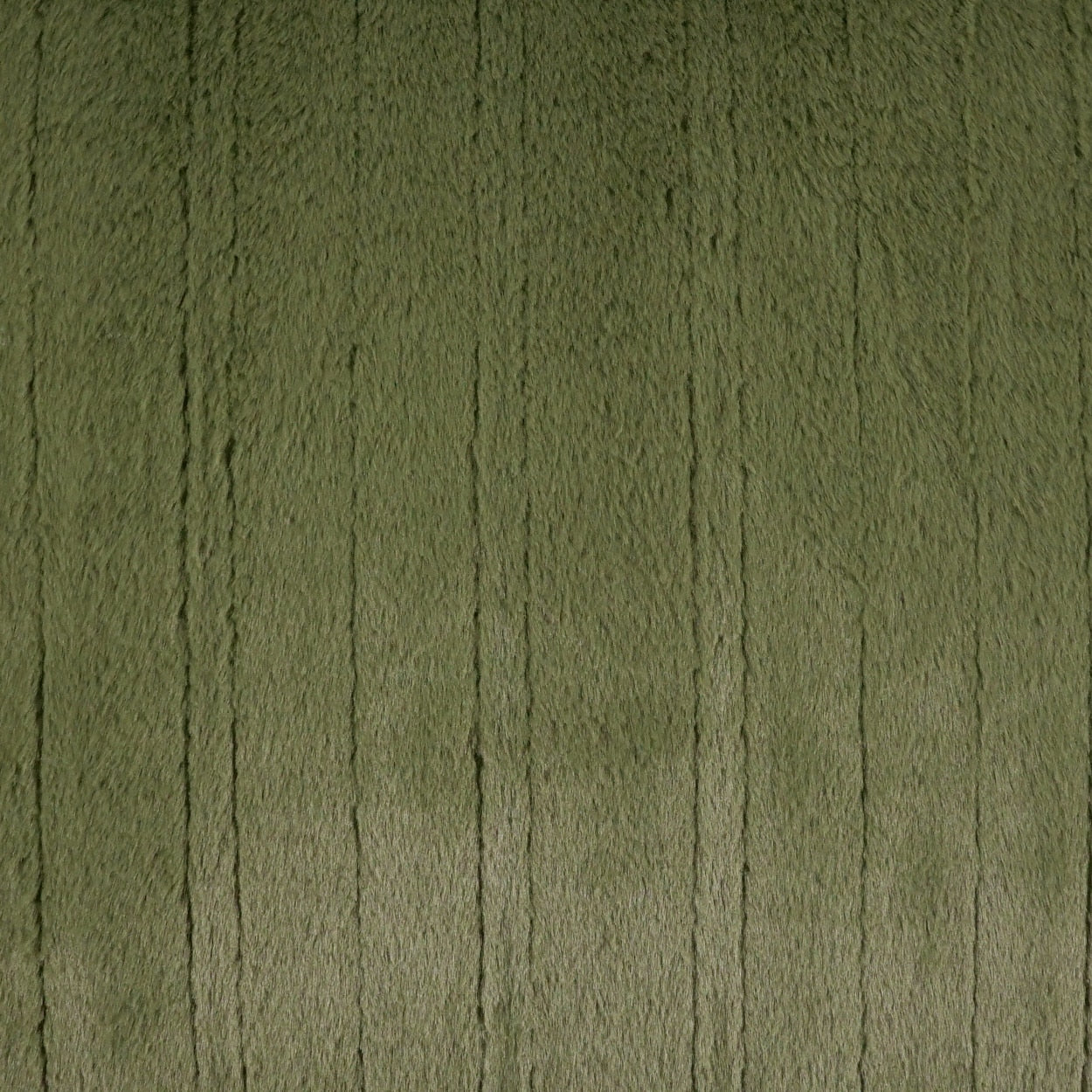 Olive-green corduroy fabric with vertical wales and soft brushed texture.