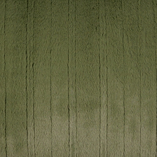 D.V. KAP HOME 4295-P-YARD Spalding Fabric - Pine Faux Fur, Solid, Stripes  Green   - Spalding